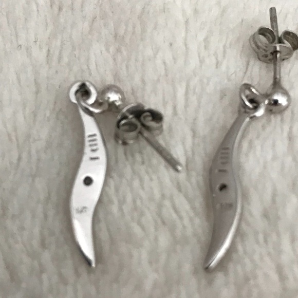 Hot Diamonds 💎 Dainty Dangle Earrings - 925 silver, never worn - Picture 3 of 13